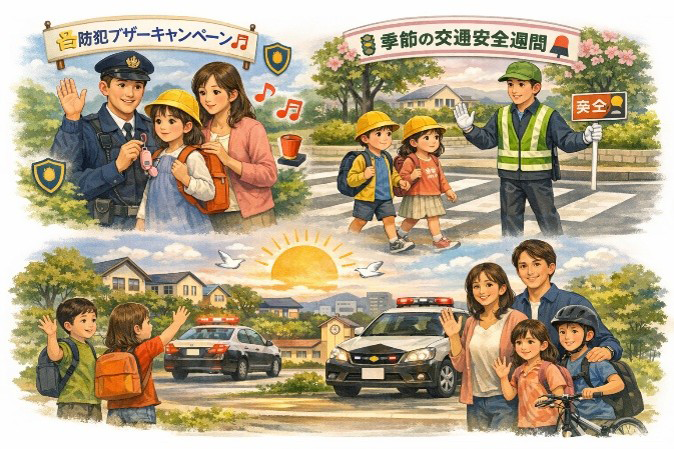 地域の防犯・安全・交通マナー向上への取組
